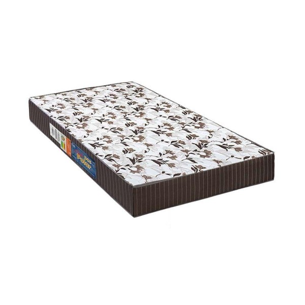 Encontraproduto.com.br - Colchão Solteiro Espuma D33 Pérola Brown (88x188x17) - Polar