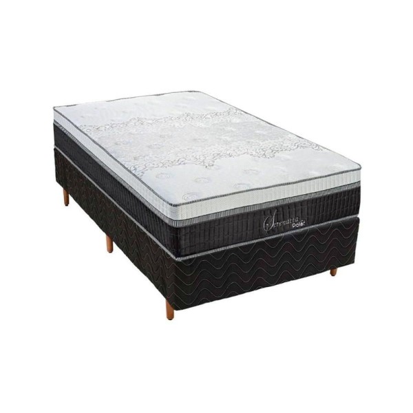 Encontraproduto.com.br - Cama Box Solteiro: Colchão Molas Ensacadas Polar Masterpock