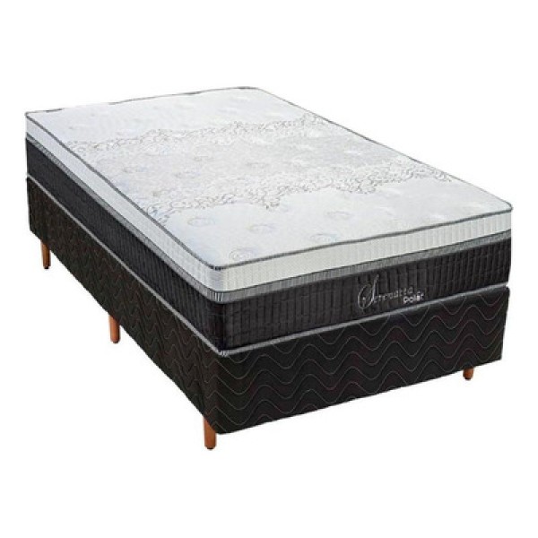Encontraproduto.com.br - Cama Box Solteiro: Colchão Molas Ensacadas Polar Masterpock
