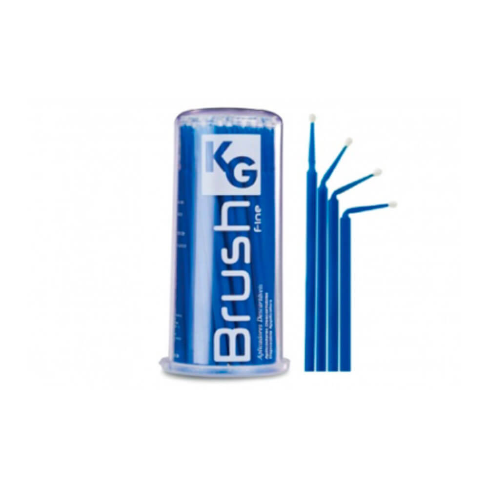 Encontraproduto.com.br - Pincel Microaplicador KG Brush Fino Azul Com 100 - Kg Sorensen