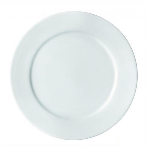 Kit com 6 Prato Sobremesa Porcelana 18,5 cm Bar Hotel Germer