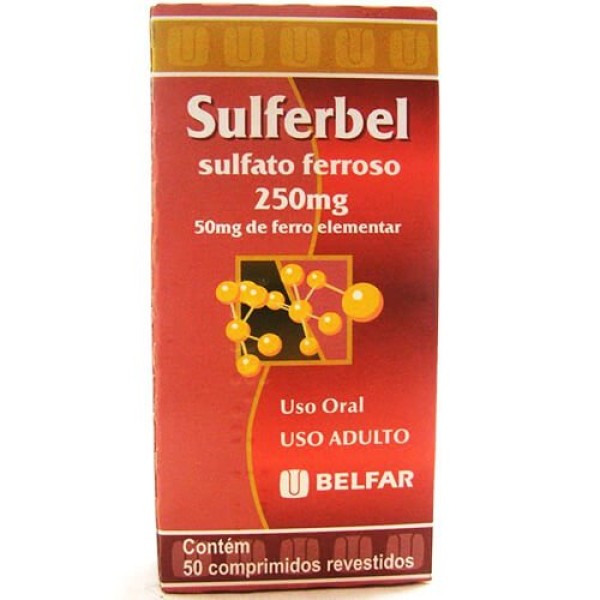 Encontraproduto.com.br - Sulferbel de 50mg com 50 Comprimidos