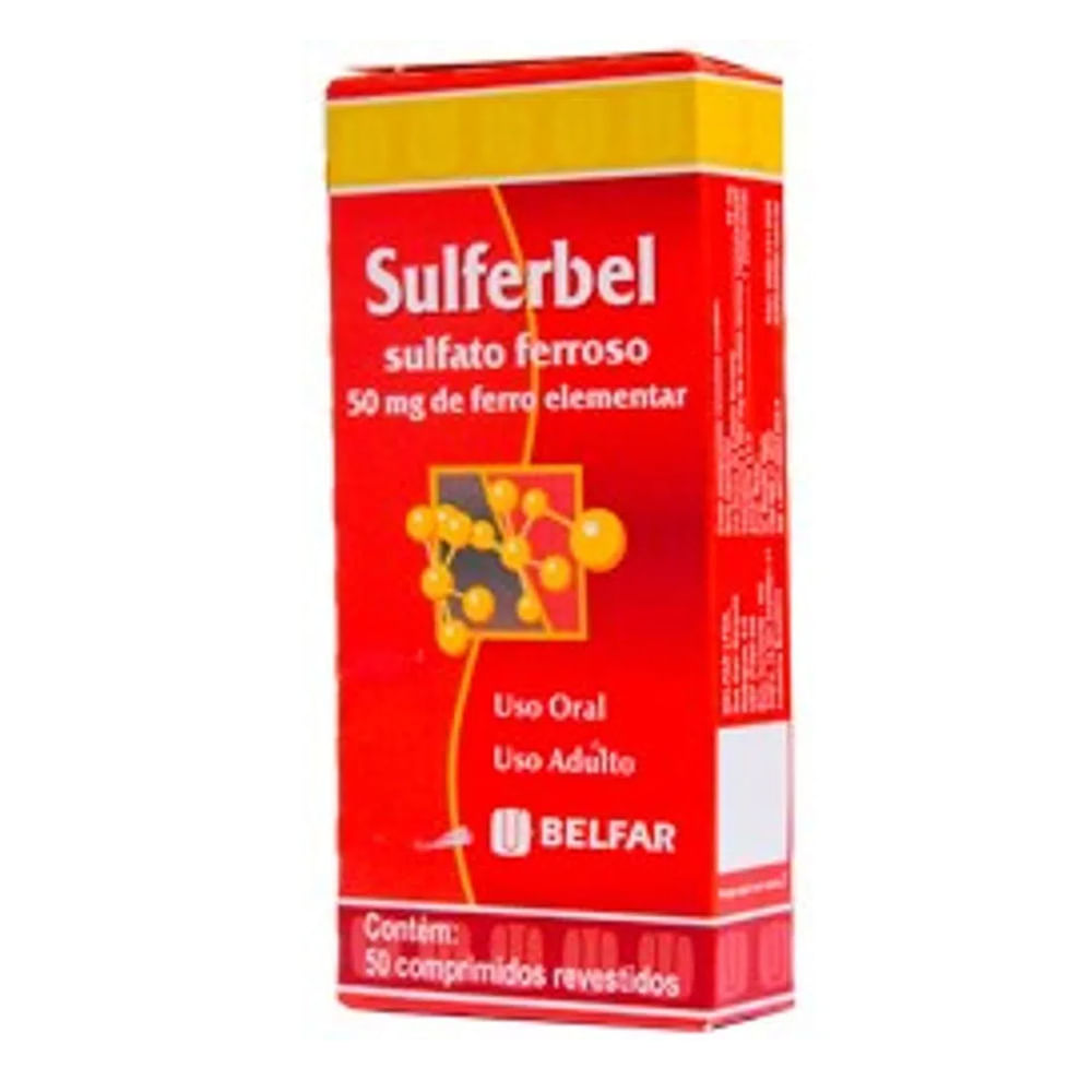 Sulferbel de 50mg com 50 Comprimidos