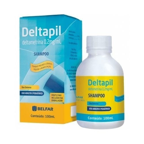 Encontraproduto.com.br - Deltapil 0.2MG/ML Shampoo - Frasco com 100 mL