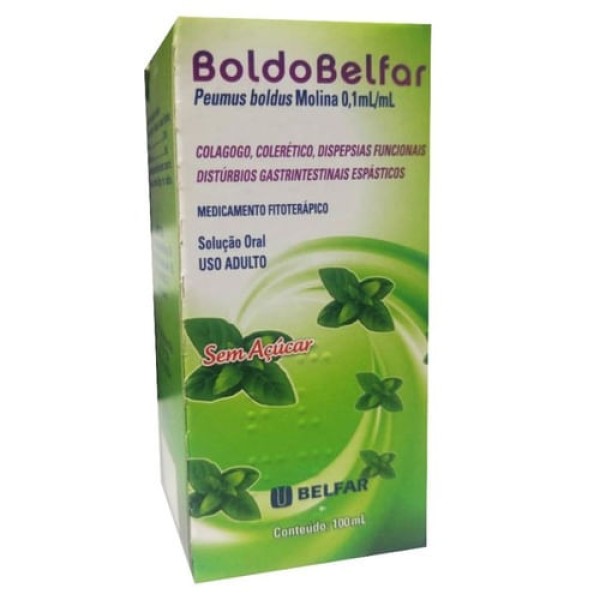Encontraproduto.com.br - Boldo Belfar com 100ml - Belfar