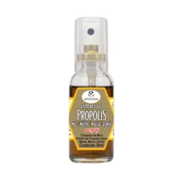 Encontraproduto.com.br - Extrato de Propólis 30mL Sabor Menta e Romã Spray