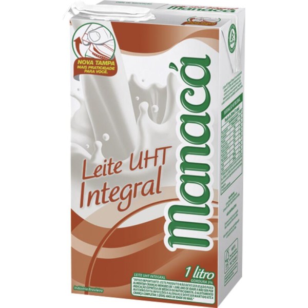 Encontraproduto.com.br - Leite Longa Vida Manacá Integral TP com 1L
