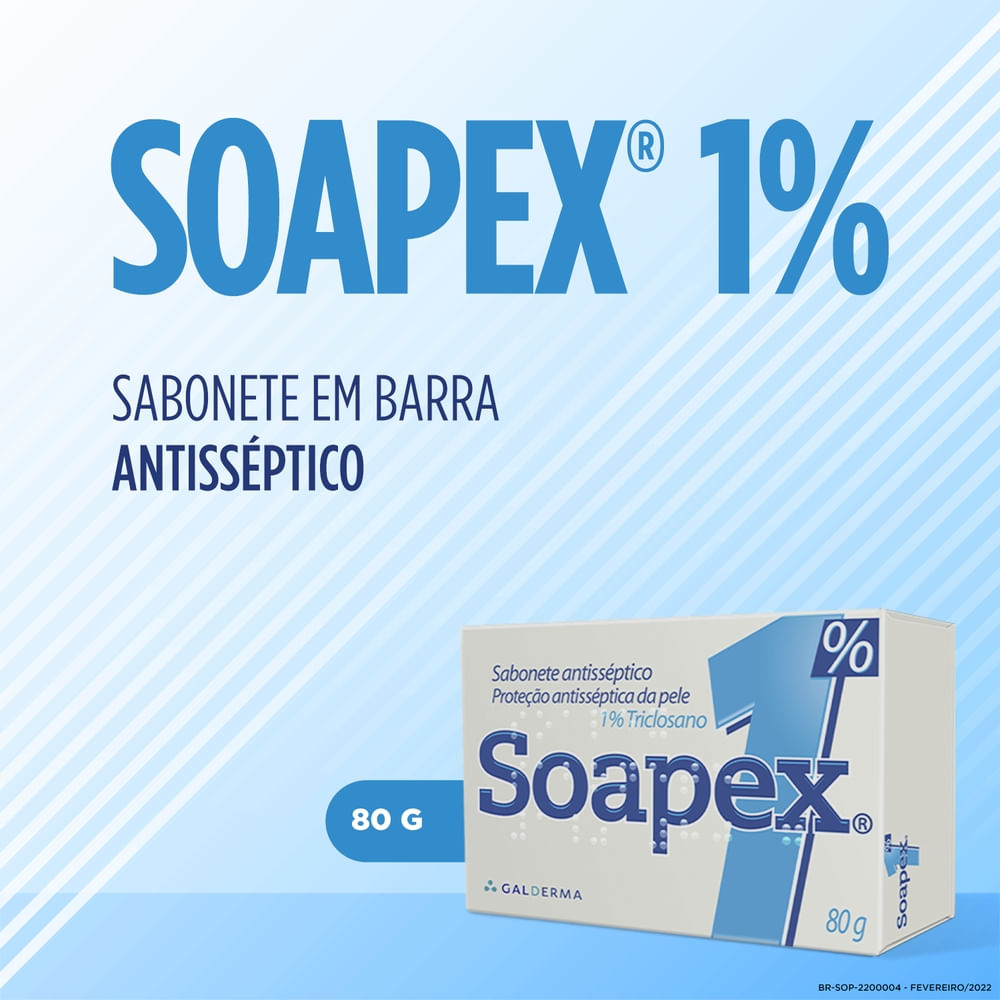 Encontraproduto.com.br - Soapex 1% Sabonete 80g
