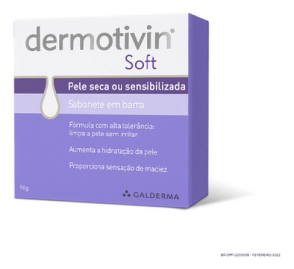 Dermovitin Soft Pele Seca Sabonete em Barra 90G