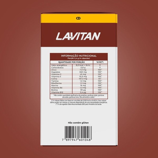 Encontraproduto.com.br - Lavitan Maca Peruana Viron 60 Cápsulas
