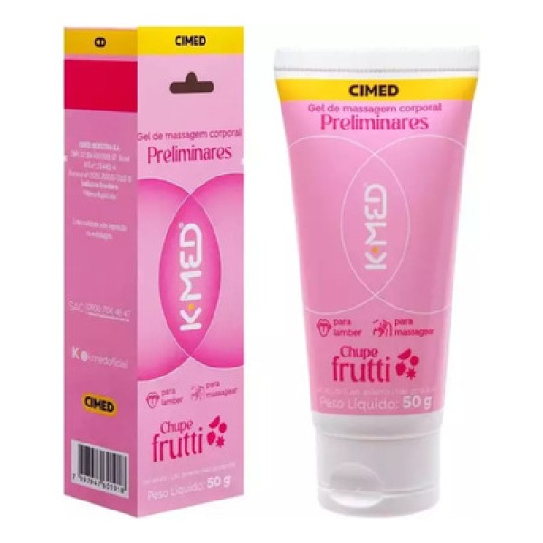 Encontraproduto.com.br - Lubrificante K-med Gel Chupe Frutti - 50g