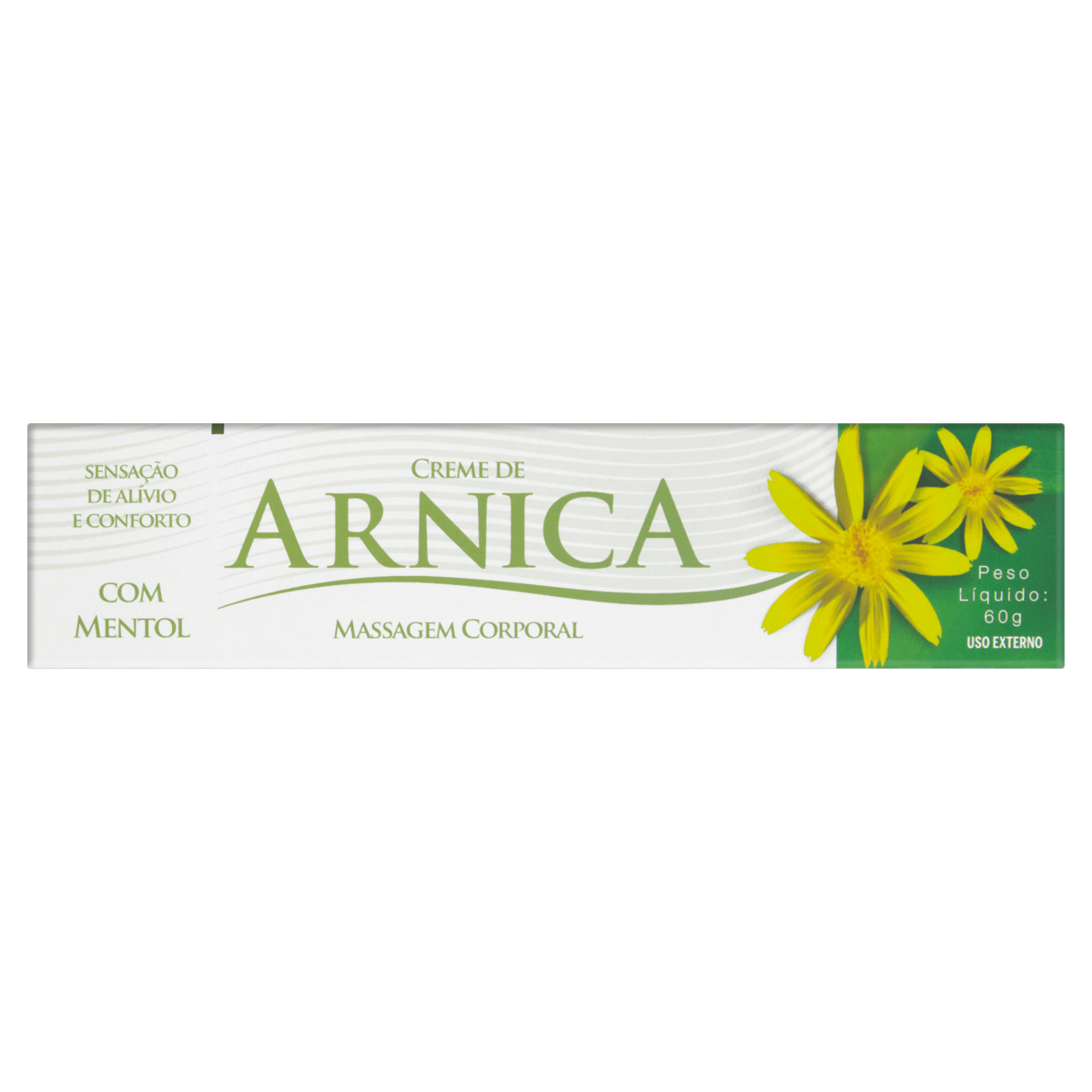 Encontraproduto.com.br - Creme De Arnica Com Mentol 60g
