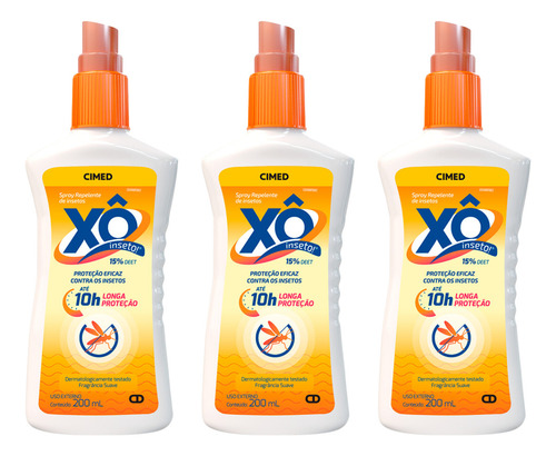 Spray Repelente Xô Insetos! Proteção para Família 200ml