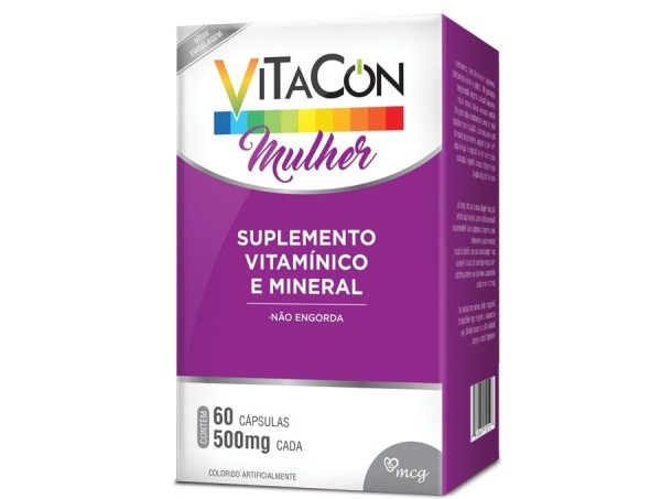 Encontraproduto.com.br - Vitacon Mulher Caixa 60 Cápsulas