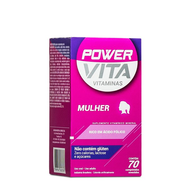 Encontraproduto.com.br - Power Vita Mulher Com 70 Comprimidos