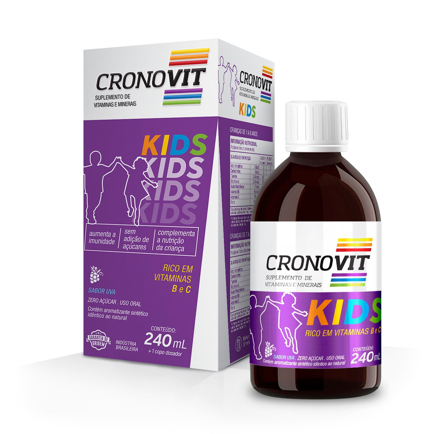 Cronovit Kids Suplemento infantil 240Ml