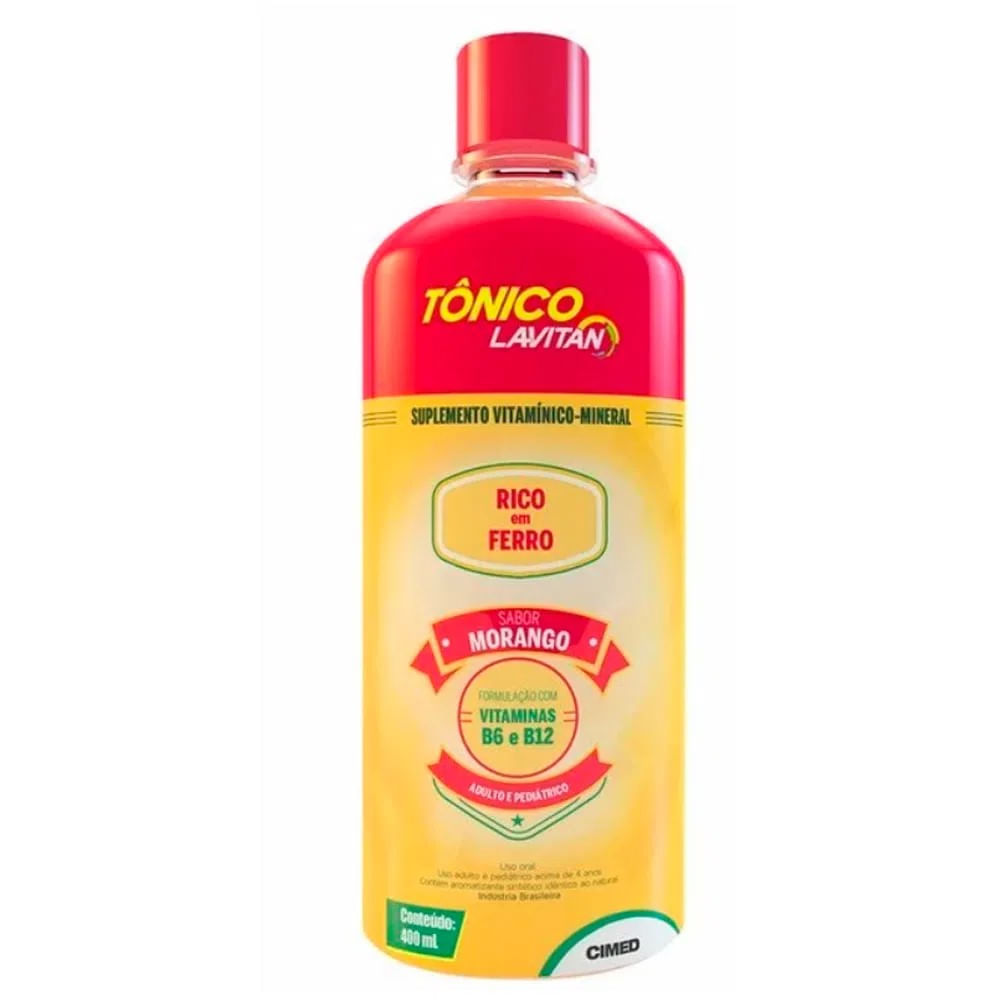 Encontraproduto.com.br - Tônico Lavitan Morango 400ml