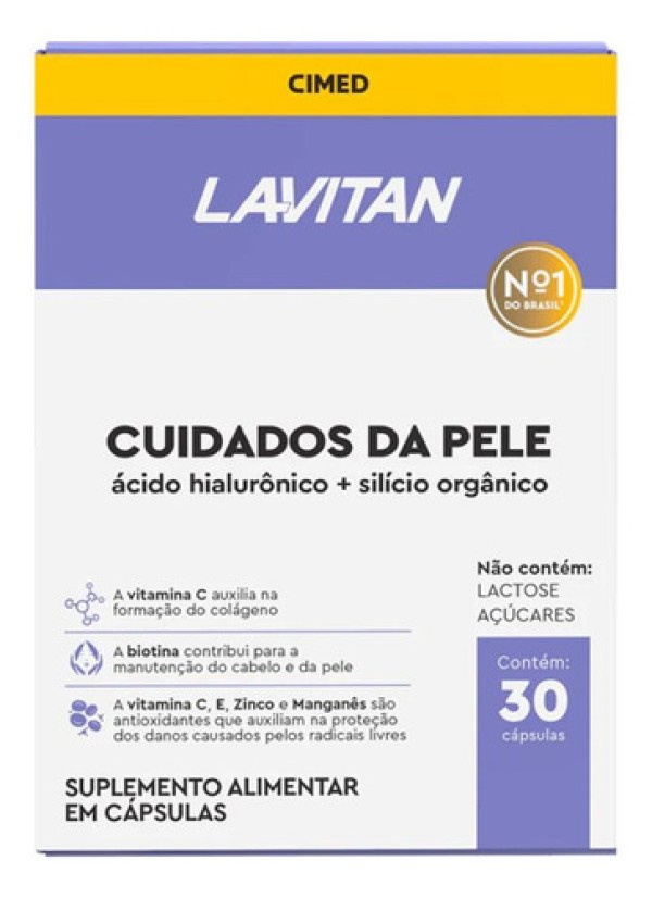LAVITAN ACID HIAL+SILICIO 30 CAPS