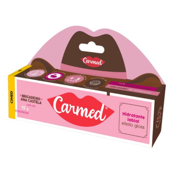 Hidratante Labial Carmed Ana Castela Brigadeiro 10g