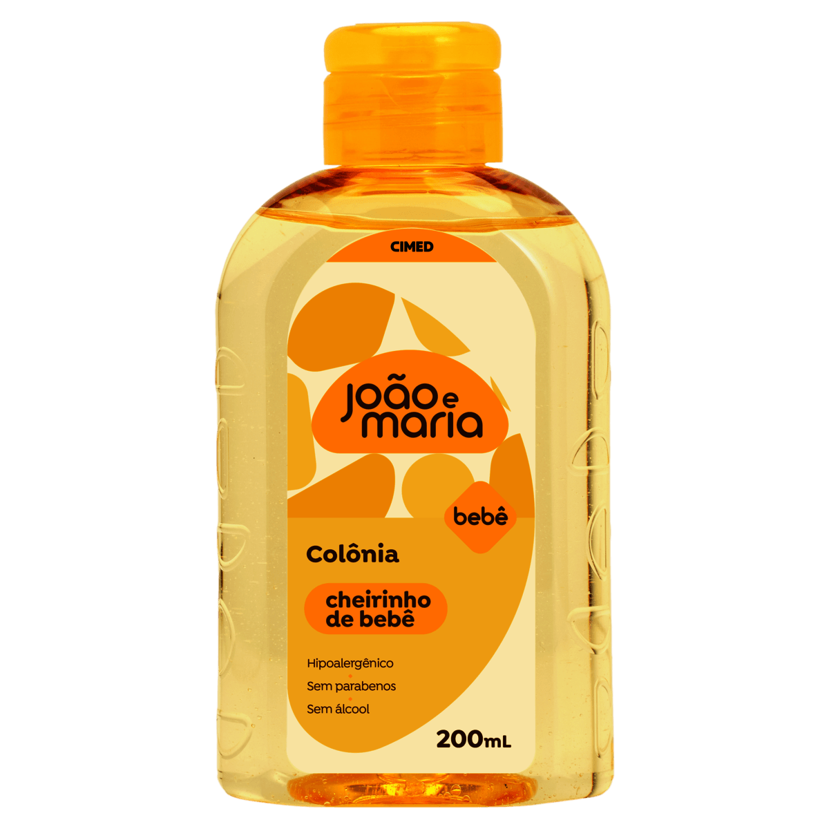 Colônia Cheirinho de Bebê João e Maria Frasco 200mL
