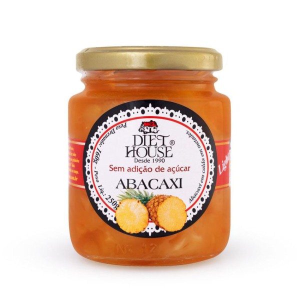 Compota de Abacaxi Sem Açucar Diet House 250g