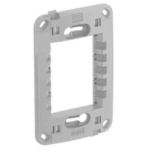 Encontraproduto.com.br - Placa Suporte 4X2 3 Posições Branco Composé