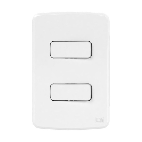 Conjunto Montado 2 Interruptor Paralelos Branco Composé Weg