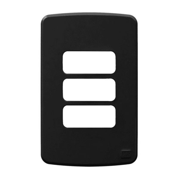 Placa 4X2 Para 3 Módulos Preto Composé Weg