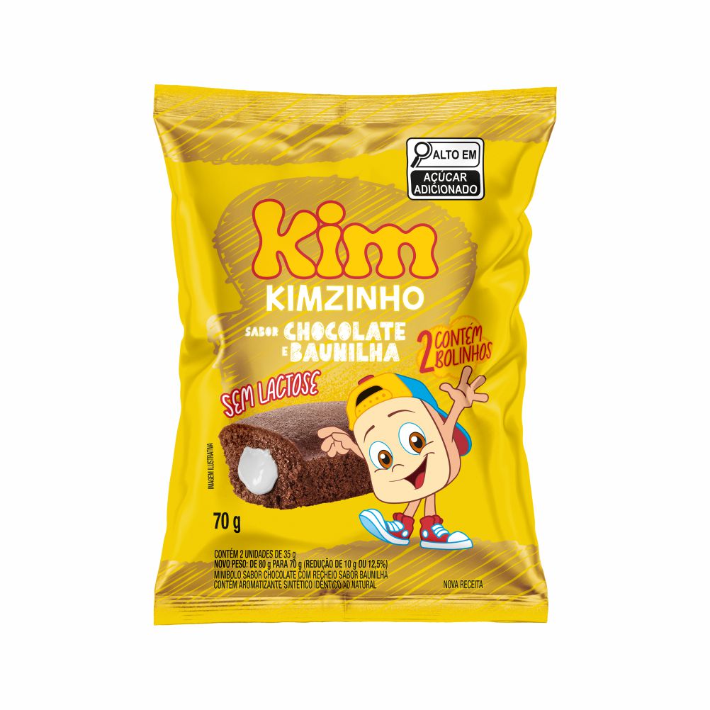 Encontraproduto.com.br - Mini Bolo Kim Chocolate com Baunilha Pacote com 70g