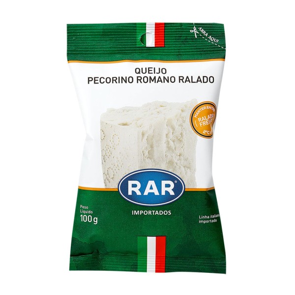 Queijo Pecorino Romano Rar Ralado 100g