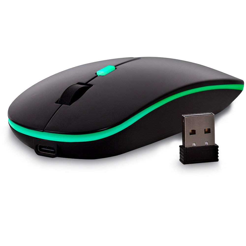 Encontraproduto.com.br - Mouse Sem Fio Maxprint Croma 2.4G, 1600 DPI, Preto