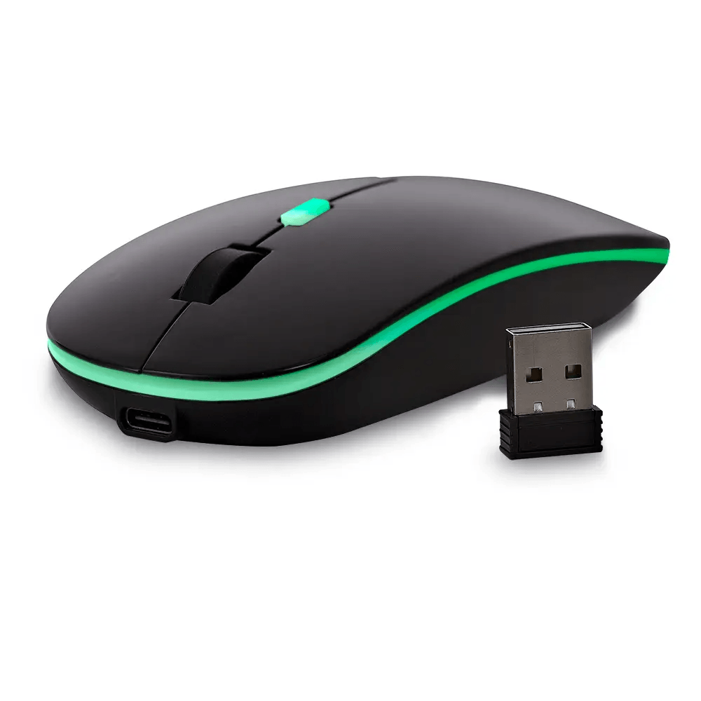 Encontraproduto.com.br - Mouse Sem Fio Maxprint Croma 2.4G, 1600 DPI, Preto