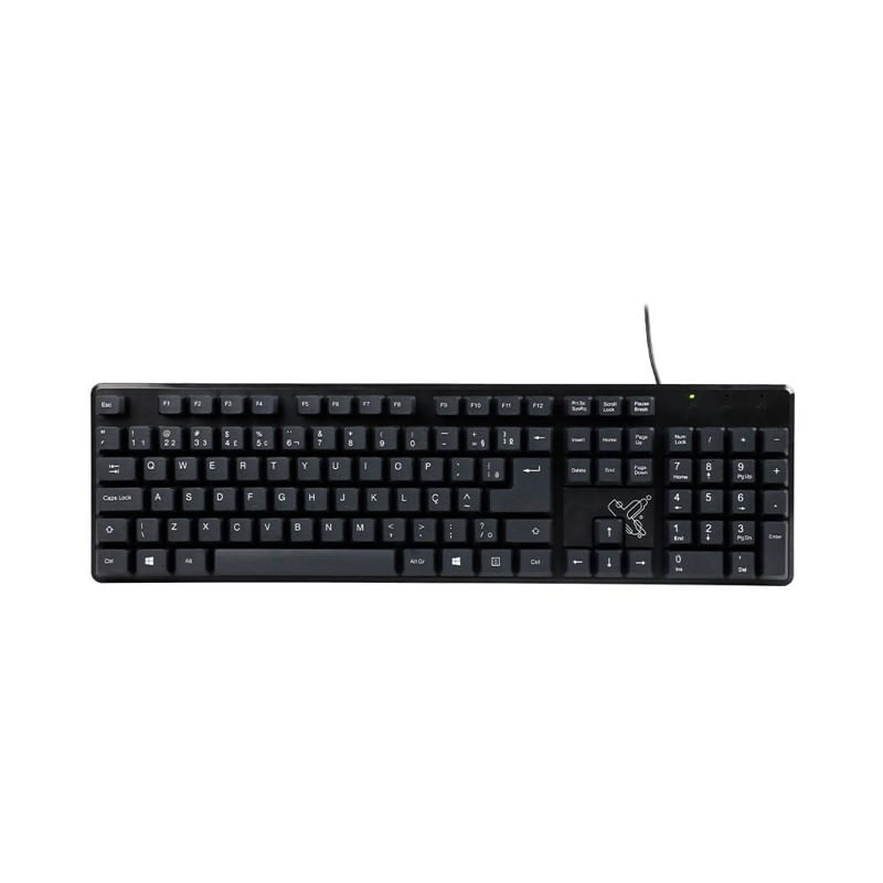 Encontraproduto.com.br - Teclado Textbook Maxprint Com Fio USB 2.0 Preto