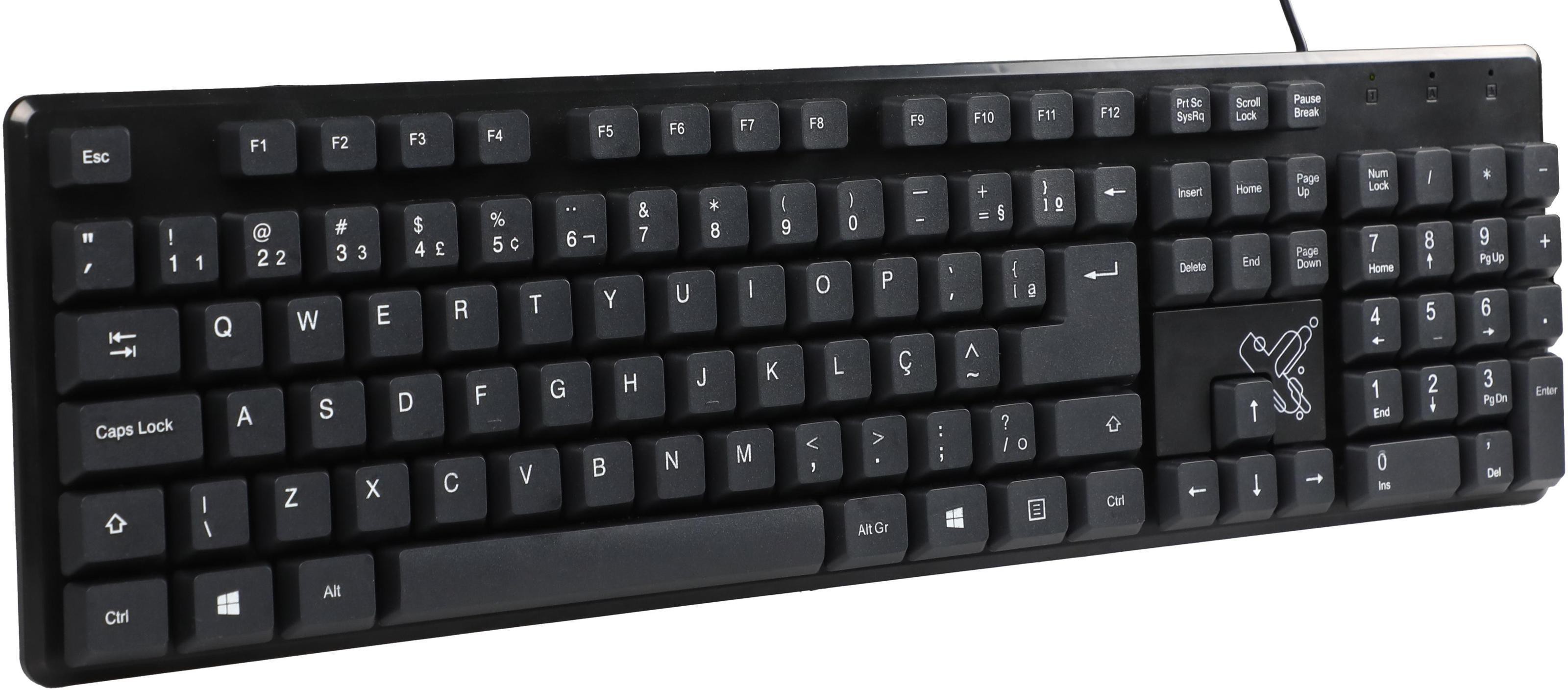 Encontraproduto.com.br - Teclado Textbook Maxprint Com Fio USB 2.0 Preto