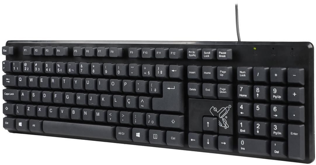 Teclado Textbook Maxprint Com Fio USB 2.0 Preto