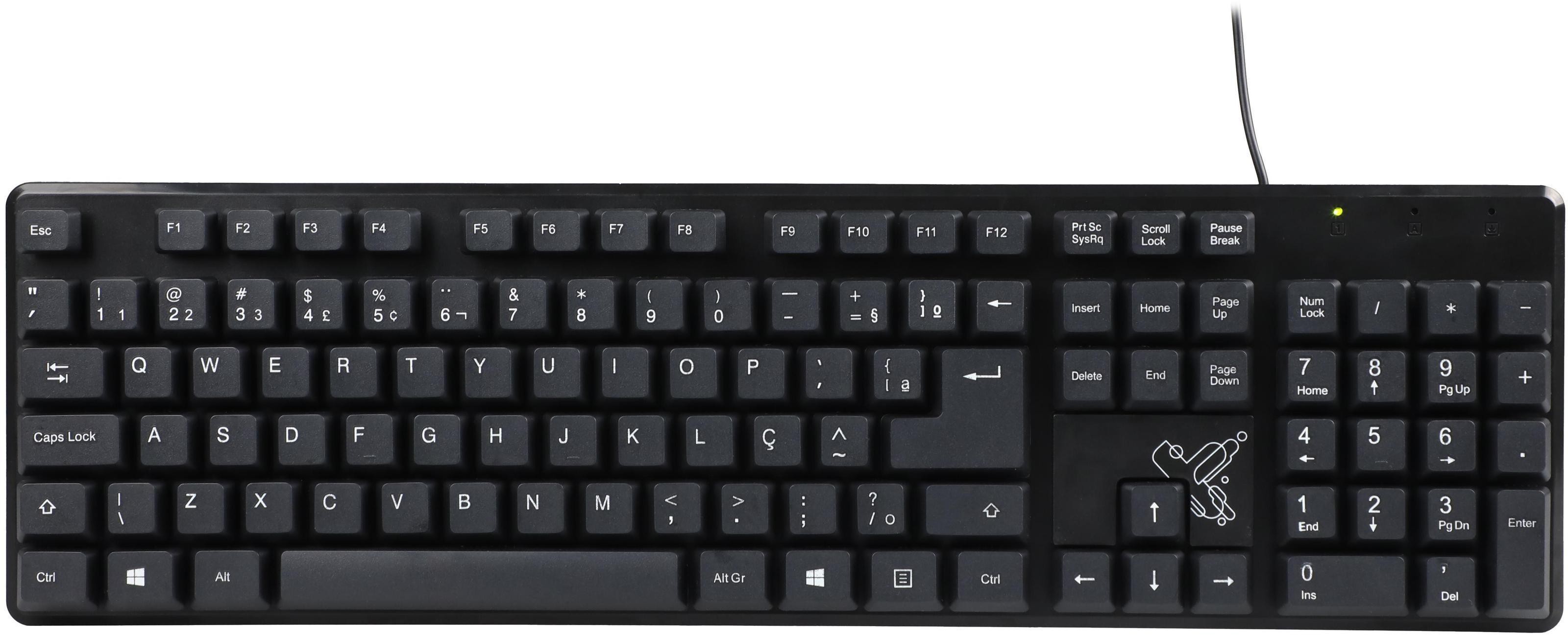 Encontraproduto.com.br - Teclado Textbook Maxprint Com Fio USB 2.0 Preto