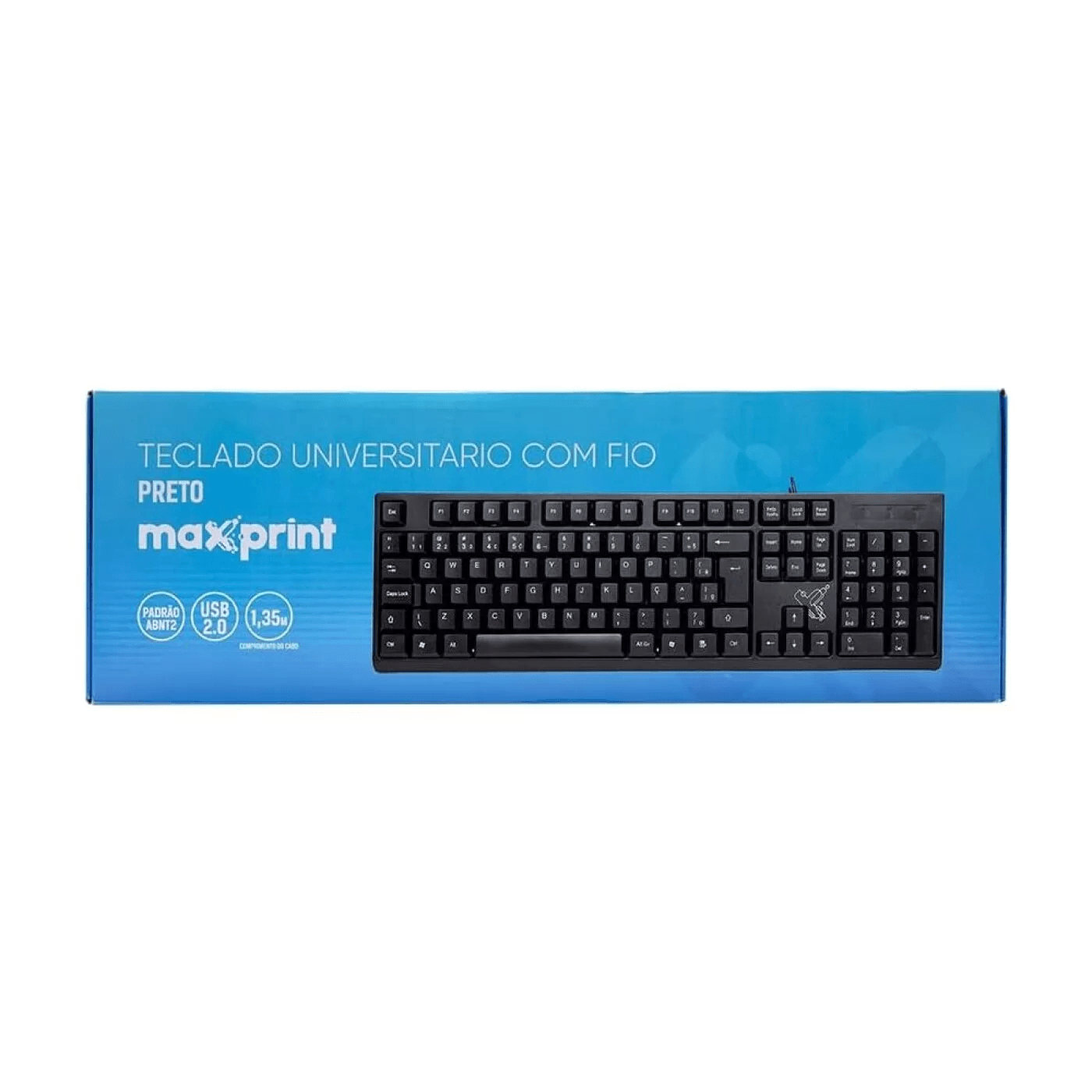 Encontraproduto.com.br - Teclado Textbook Maxprint Com Fio USB 2.0 Preto
