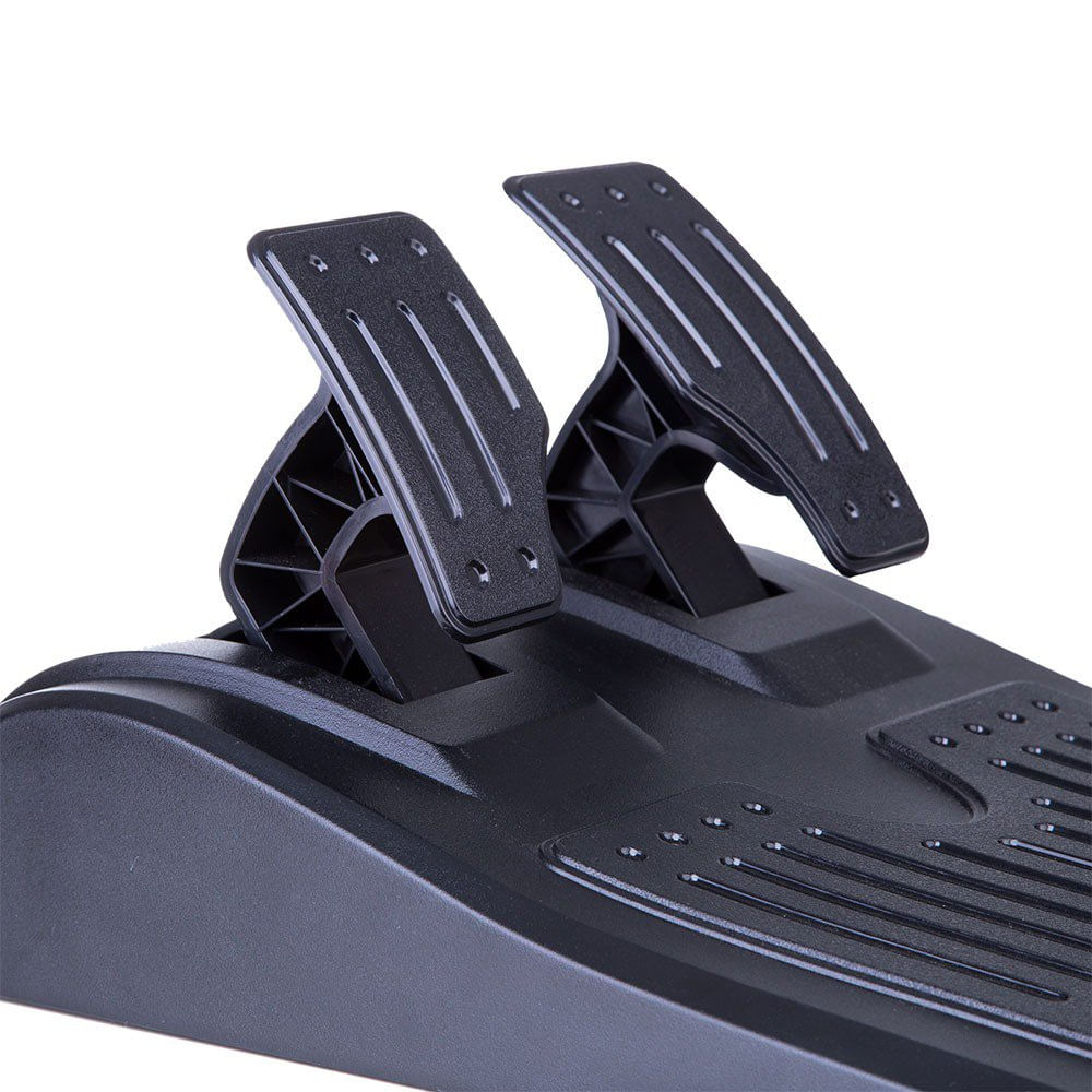 Encontraproduto.com.br - Volante com Pedal Force Driving Dazz Preto