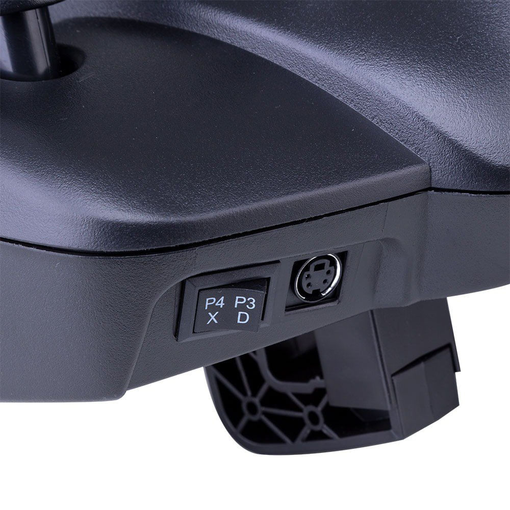Encontraproduto.com.br - Volante com Pedal Force Driving Dazz Preto