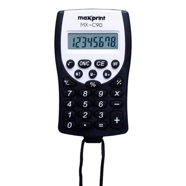 Encontraproduto.com.br - Calculadora De Bolso Maxprint 8 Dígitos MX-C90 (MP)