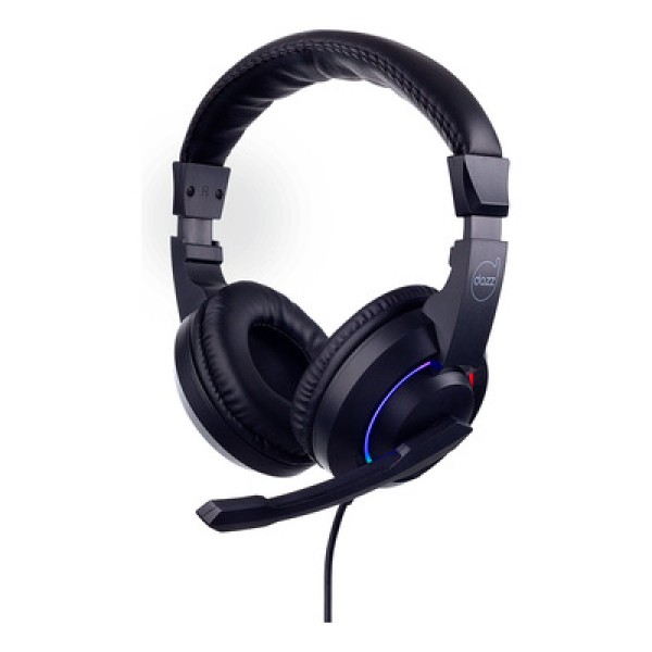 Encontraproduto.com.br - Headset Gamer com fio Dazz Diamond Black 7.1 Usb 2.0 Preto