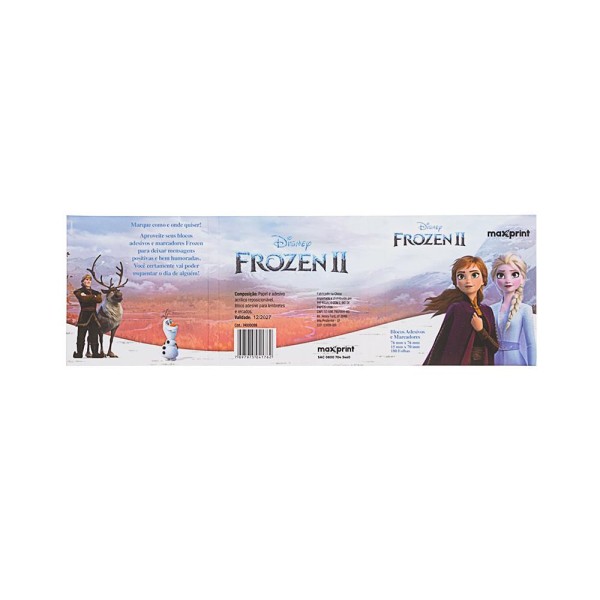 Encontraproduto.com.br - Bloco Adesivo Post-it Kit Frozen Maxprint