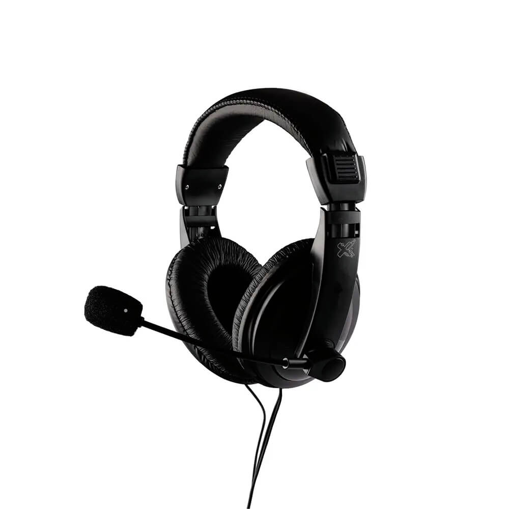 Encontraproduto.com.br - Headset Profissional com Microfone Maxprint Preto - M6011444