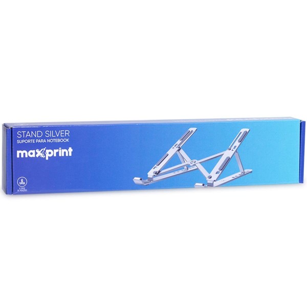 Encontraproduto.com.br - Suporte Maxprint Para Notebook Stand Silver 60000120