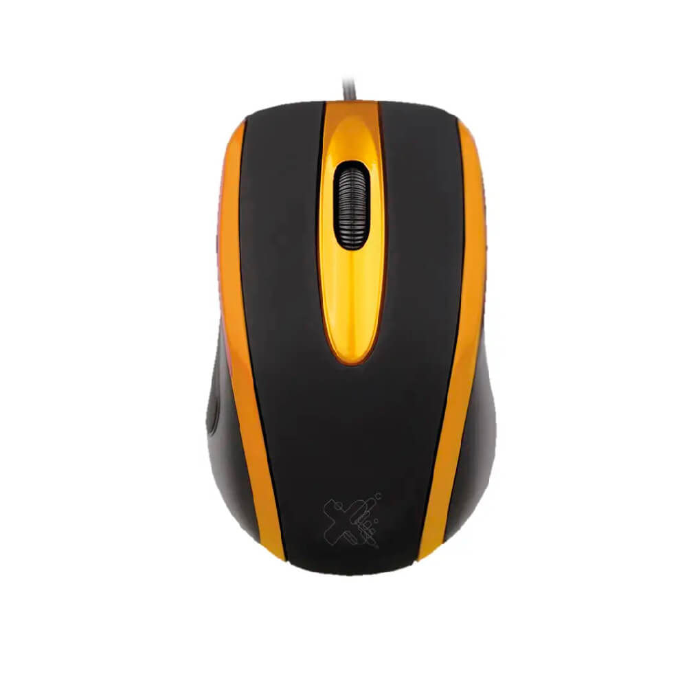 Mouse Maxprint Techzone Max 1 Pc Preto/Amarelo