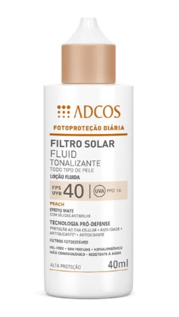 Encontraproduto.com.br - Protetor Solar Fluid Tonalizante Fps 40 - Ivory - 40ml