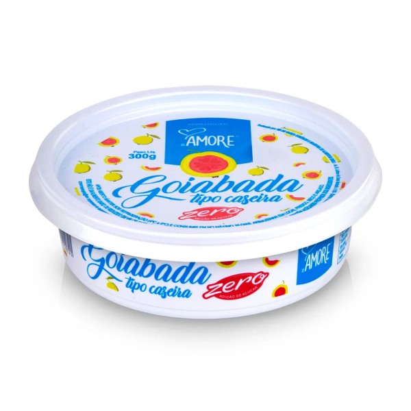 Encontraproduto.com.br - Goiabada tipo caseira zero adição de açúcar com 300g - Amore