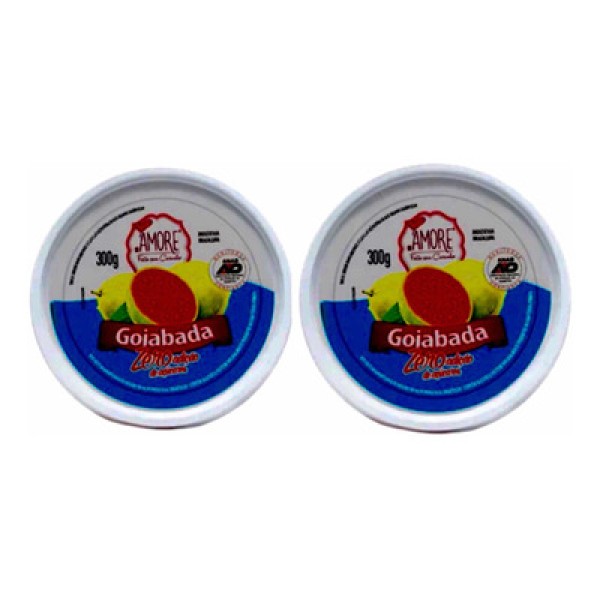 Encontraproduto.com.br - Goiabada tipo caseira zero adição de açúcar com 300g - Amore