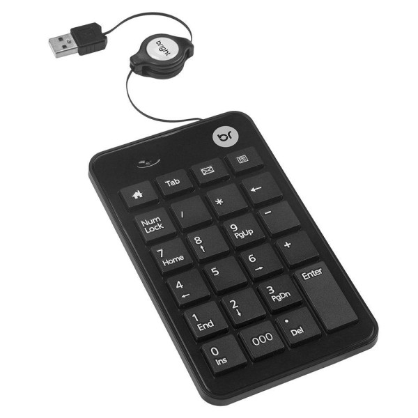 Encontraproduto.com.br - Teclado Numérico USB Bright 0134
