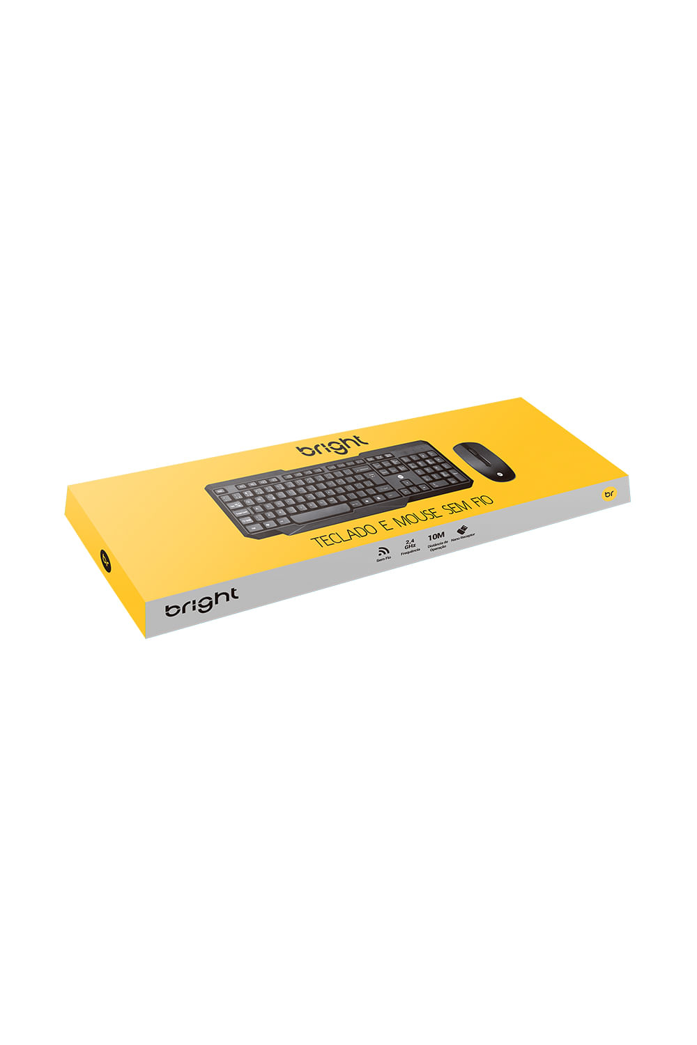 Encontraproduto.com.br - Teclado com Mouse sem Fio USB Bright 0055